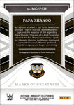 2023 Papa Shango Panini Immaculate RED MARKS OF GREATNESS AUTO 09/25 AUTOGRAPH #MG-PSH WWE Legend