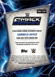 2026 Carmelo Hayes Topps Chrome WWE BLUE BRAND AUTO AUTOGRAPH #BBA-CAR Friday Night Smackdown 3