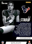 2023 C.J. Stroud Panini Zenith ROOKIE TURNING PRO JERSEY RELIC #TPM-CSD Houston Texans