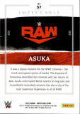 2022 Asuka Panini Impeccable WWE SILVER 01/49 #57 Monday Night Raw
