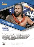 2023 Roman Reigns Donruss Elite RED SPELLBOUND LETTER "M" 76/99 #3 Friday Night Smackdown