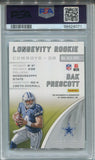 2016 Dak Prescott Panini Rookie & Stars ROOKIE TRUE BLUE LONGEVITY SIGNATURE AUTO 26/49 AUTOGRAPH RC PSA 9 #DPS Dallas Cowboys 4071