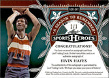2024 Elvin Hayes Leaf Sports Heroes A SEASON TO REMEMBER WHITE AUTO 2/3 AUTOGRAPH #ASR-EH1 Washington Bullets HOF