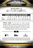 2024 Jackson Merrill Topps Triple Threads ROOKIE RC #78 San Diego Padres