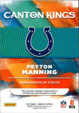 2022 Peyton Manning Panini Donruss CANTON KINGS JERSEY 158/199 RELIC #CK-1 Indianapolis Colts HOF