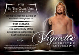2025 "Million Dollar Man" Ted DiBiase Leaf In the Game Used PURPLE FOIL VIGNETTE AUTO 2/6 AUTOGRAPH #V-TD1 WWE HOF