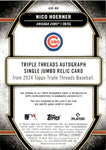 2024 Nico Hoerner Topps Triple Threads JUMBO JERSEY AUTO 01/50 AUTOGRAPH RELIC #AJR-NH Chicago Cubs
