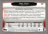 2013 Mike Trout Bowman HOMETOWN #121 Anaheim Angels 2