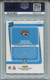 2021 Trevor Lawrence Donruss Optic PURPLE SHOCK RATED ROOKIE RC PSA 8 #201 Jacksonville Jaguars 2397