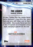 2025 Samuel Sterns as The Leader Topps Chrome Marvel RED AND BLACK LAVA REFRACTOR 45/80 #173 Captian America