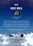 2025-26 Koby Brea Topps CONTEMORARY MARKS ROOKIE AUTO AUTOGRAPH RC #CM-KB Phoenix Suns