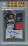2012-13 Bradley Beal Panini Select HOLO SILVER ROOKIE JERSEY AUTO 016/199 AUTOGRAPH RELIC BGS 9.5/10 #272 Washington Wizards 7598