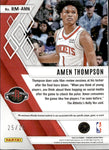 2023-24 Amen Thompson Panini Phoenix BLUE ROOKIE PATCH 25/25 RELIC RC #RM-AMN Houston Rockets