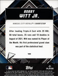 2022 Bobby Witt Jr. Topps Fire GOLD MINTED ROOKIE RC #198 Kansas City Royals