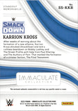 2023 Karrion Kross Panini Immaculate Collection STANDOUT MEMORABILIA SHIRT 03/35 RELIC #SS-KKR Friday Night Smackdown