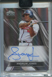 2024 Andruw Jones Topps Chrome Black AUTO 118/150 AUTOGRAPH #CBA-AJ Atlanta Braves