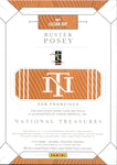 2019 Buster Posey Panini National Treasures GAME GEAR DUAL JERSEY 90/99 RELIC #GGM-BP San Francisco Giants