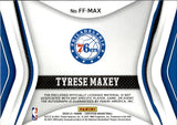 2020-21 Tyrese Maxey Panini Certified FRESHMAN FABRIC ROOKIE JERSEY AUTO AUTOGRAPH RELIC #FF-MAX Philadelphia 76ers