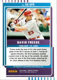 2025 David Freese Panini Donruss GOLD SIGNATURE SERIES AUTO 07/10 AUTOGRAPH #SG-DFR St. Louis Cardinals