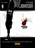 2016-17 Tyler Johnson Panini Noir SPOTLIGHT SIGNATURES AUTO 017/125 AUTOGRAPH #SP-TJ Miami Heat