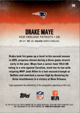 2025 Drake Maye Topps Signature Class ROOKIE AUTO 063/275 AUTOGRAPH RC #38 New England Patriots