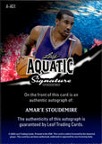 2025 Amar'e Stoudemire Leaf Signature Series AQUATIC BLUE SHIMMER AUTO 1/1 ONE OF ONE AUTOGRAPH #A-AS1 Phoenix Suns