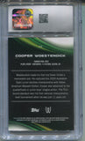 2025 Cooper Woestendick Topps Chrome BLACK REFRACTOR 09/10 CGC 9 #218 Tennis 0001