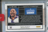 2024 Angelo Dawkins Panini Three Count WWE BLUE FOIL PRIME MEMORABILIA SHIRT AUTO 39/49 AUTOGRAPH RELIC #PM-ADK Friday Night Smackdown