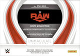 2023 Kofi Kingston Panini Immaculate Collection WWE JUMBO SHIRT AUTO 94/99 AUTOGRAPH RELIC #MA-KKG Monday Night Raw