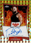 2025 Braun Strowman Topps Chrome GOLD GEOMETRIC AUTO 11/50 #RBA-BRA