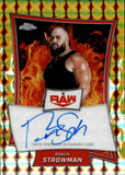 2025 Braun Strowman Topps Chrome GOLD GEOMETRIC AUTO 11/50 #RBA-BRA