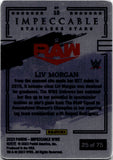 2023 Liv Morgan Panini Impeccable STAINLESS STARS 25/75 #15