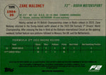 2024 Zane Maloney Topps Chrome Formula 1 BLACK REFRACTOR 4/10 #1954-25