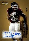 2022 Isaiah Spiller Wild Card Matte AUTO 38/50 Texas A&M Aggies #MB-A
