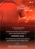 2025 Mohamed Salah Relic Leaf In The Game Used #BU-16 46/65 PURPLE BEAUTIFUL GAME USED RELIC