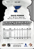 2022-23 David Perron Upper Deck SPx HOLOCHAMPIONS 288/299 St. Louis Blues #HC-DP