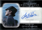 2020 Amanda Hale as Officer Kandia Autograph Topps Star Wars Masterwork #A-HA AUTO 2