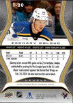 2024-25 Zachary Bolduc Upper Deck Extended Series TRILOGY ROOKIE PREMIERS LEVEL 2 312/499 St. Louis Blues #T-20