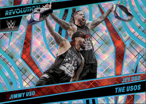 2022 Jey & Jimmy Uso Panini Revolution COSMIC 54/149 #150