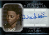 2020 Debra Wilson as Cere Junda Autograph Topps Star Wars Masterwork #A-DW 30/50 RAINBOW FOIL AUTO