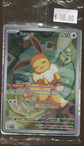 2025 Eevee Scarlet & Violet PRISMATIC EVOLUTIONS BLACK STAR HOLO PROMO #173 2