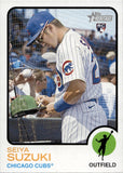 2022 Seiya Suzuki Topps Heritage IMAGE VARIATION ROOKIE Chicago Cubs #505