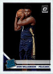2019-20 Zion Williamson Donruss Optic RATED ROOKIE RC #158 New Orleans Pelicans 2