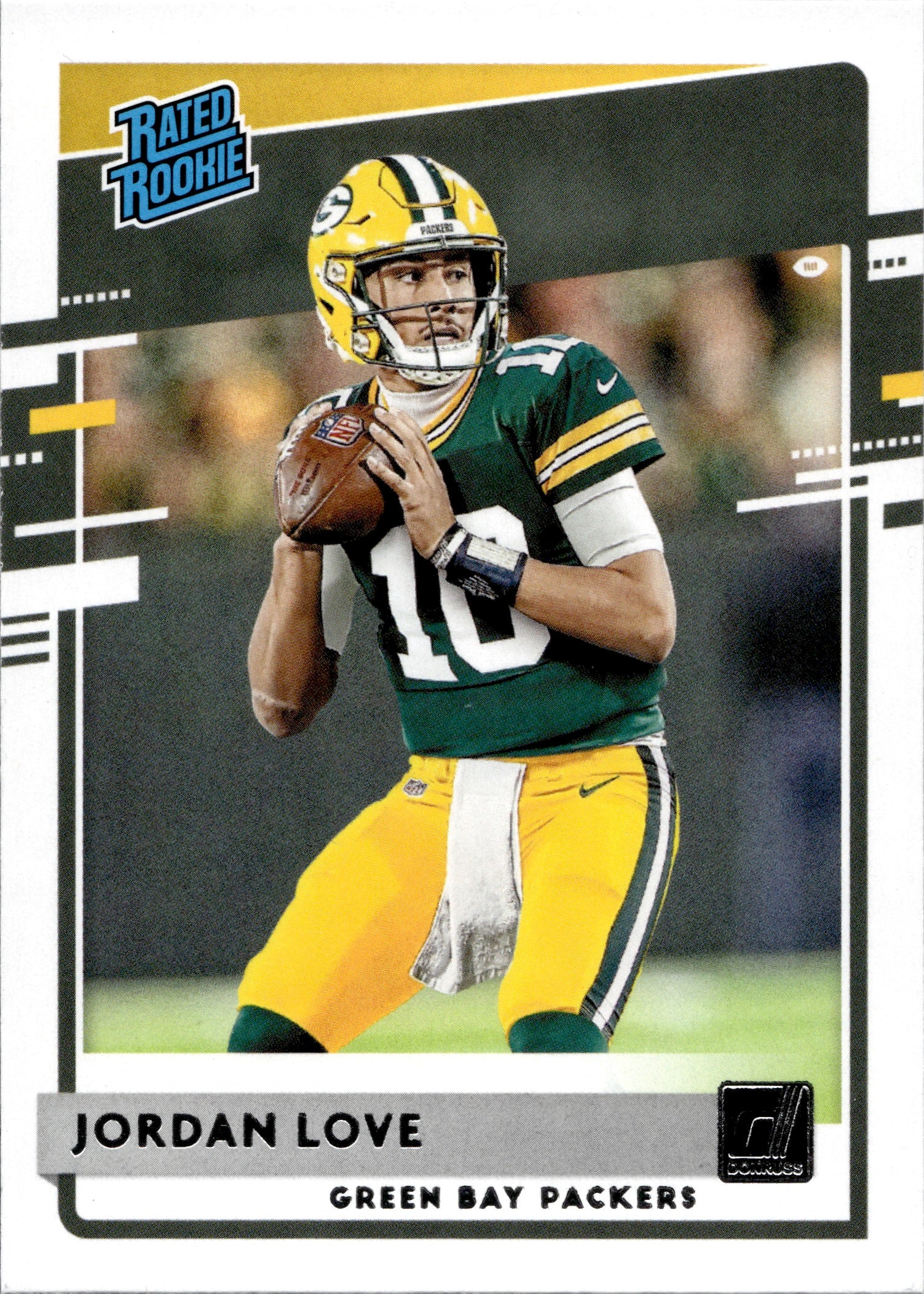 2023 Panini Score Football Jordan Love GB Packers Football Card Near Mint