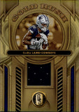 2024 CeeDee Lamb Panini Gold Standard GOLD RUSH JERSEY 287/299 RELIC #GR-CLB Dallas Cowboys