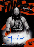 2025 Jacob Fatu Topps Finest AUTO AUTOGRAPH #FA-FTU Friday Night Smackdown