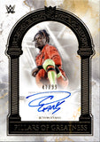 2025 Je'Von Evans Topps Royalty WWE PILLARS OF GREATNESS AUTO 41/99 AUTOGRAPH #PGS-JVE NXT