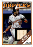 2022 Eddie Murray Topps Series 1 BAT 1988 DESIGN RELIC #88R-EM Baltimore Orioles HOF