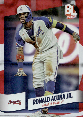 2024 Ronald Acuna Jr. Topps Big League SUPER RARE RED FOIL #277 Atlanta Braves