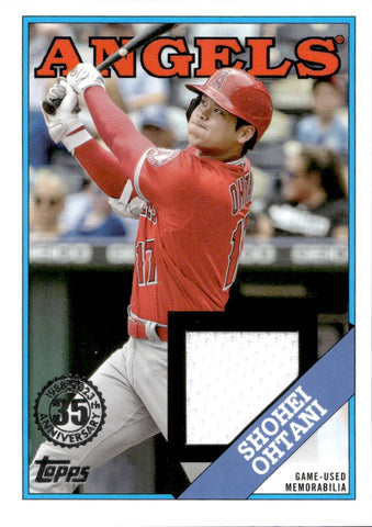 2023 Shohei Ohtani Topps Series 1 JERSEY 1988 DESIGN RELIC #88R-SO Anaheim Angels